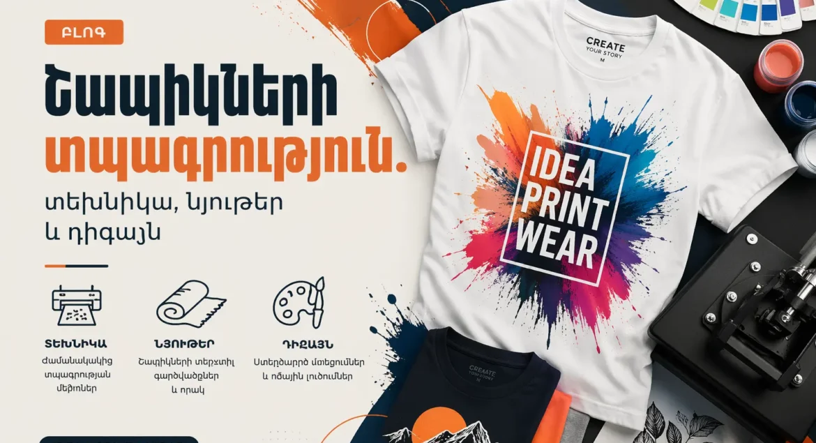 Շապիկներ տպագրություն երևանում