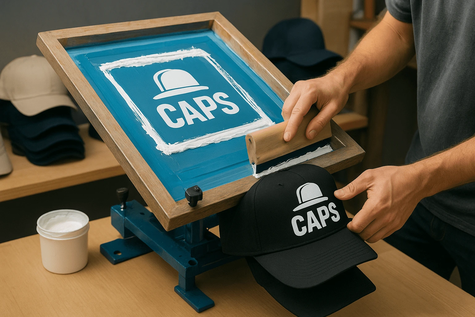 Տպագրություն գլխարկների վրա