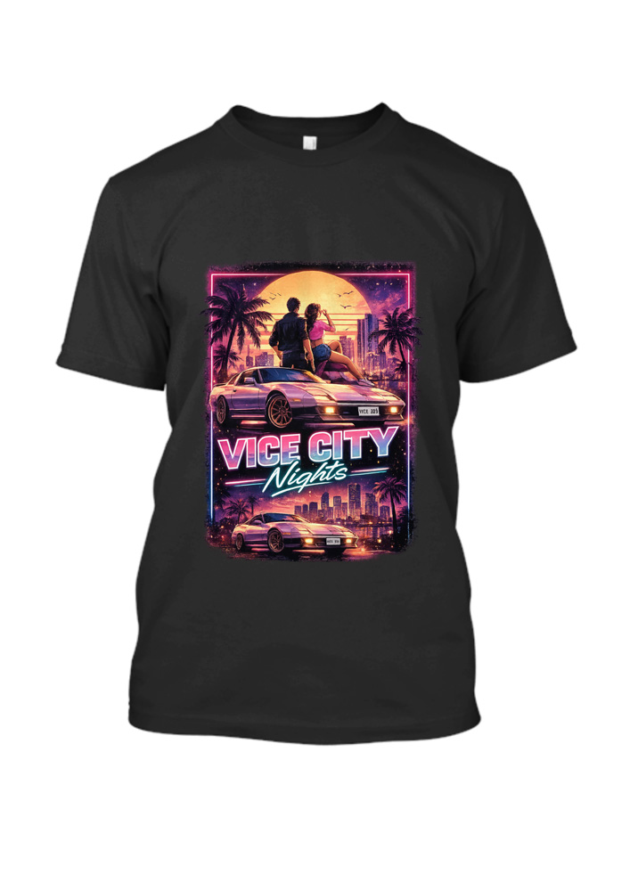 Կարճաթև շապիկ GTA6 Vice City Nights