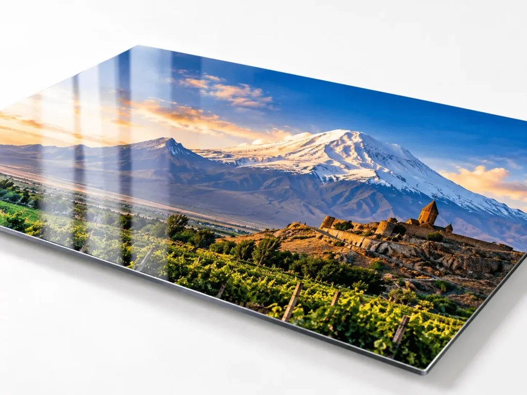 Փայլուն HD Metal Print՝ բարձր հստակությամբ